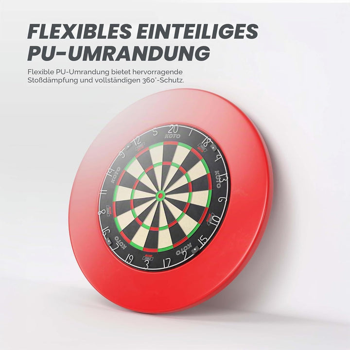 KOTO - King Pro Surround Dartset, 3 Barrels, 2 Sets Flights, 2 Sets Shafts (Short & medium), Dartwal