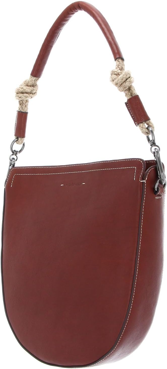 FREDsBRUDER Veg Tan Collection Sailor Shoulder Bag Dark Cognac