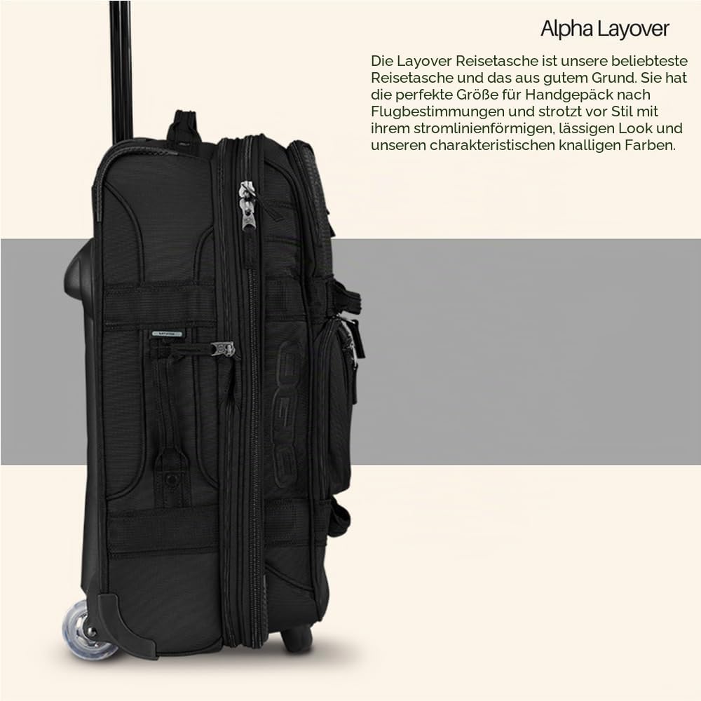 OGIO 2023 Layover Bag Black Pindot, Black Pindot