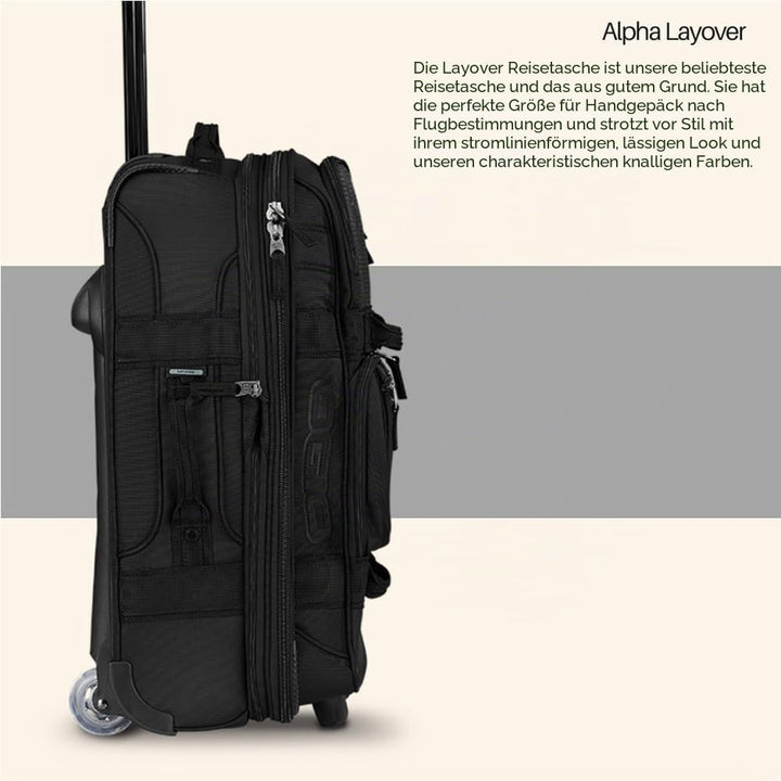 OGIO 2023 Layover Bag Black Pindot, Black Pindot