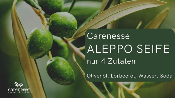 Carenesse Aleppo Seifen 5 Stück lose im Bruch mit Schönheitsfehlern – original Olivenölseife Haarsei