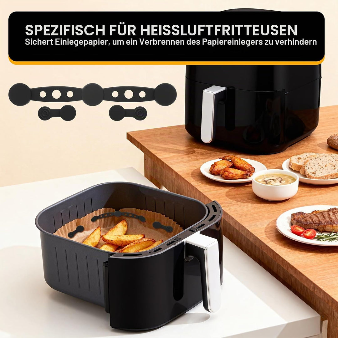 15 Stück Magnetische Befestigungsschnalle,Magnet Silikon Schnalle,Magnet Silikon Schna für Backpapie