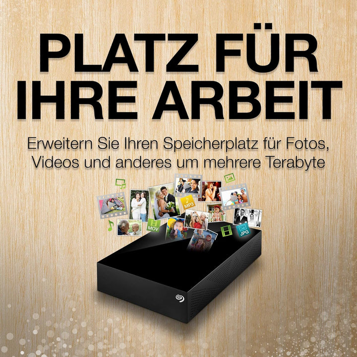 Seagate Desktop Drive 8000GB 8TB externe Festplatte, 3.5 Zoll, USB 3.0, PC & Notebook, Xbox & PS4, i