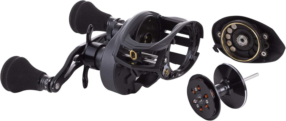 Abu Garcia Revo Beast Low Profile Baitcastrolle – Süsswasser-Raubfischrolle für grosse Hechte, Zande