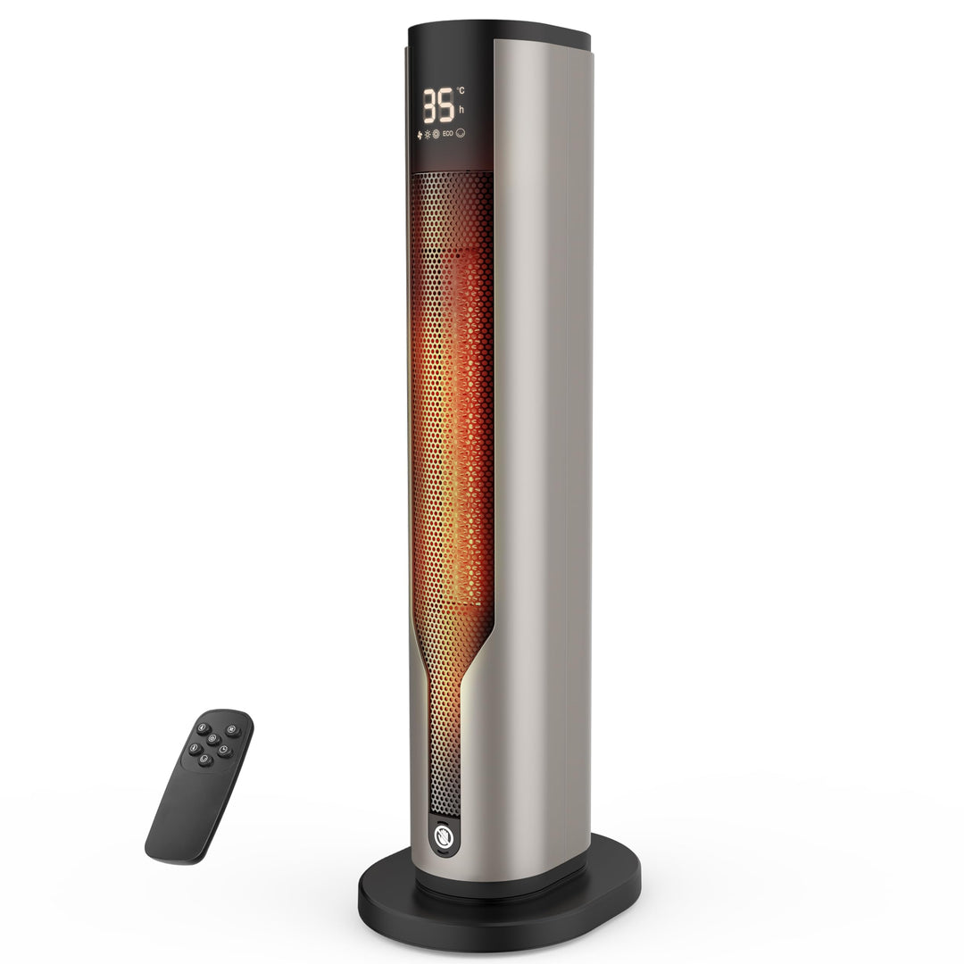 Heizlüfter Energiesparend,Niedriger Energieverbrauch 2000 W,Leiser Keramik-Heizkörper von 60 cm, Übe