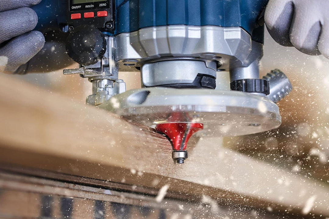 Bosch Professional Abrundfräser Expert for Wood (für Holz, Ø 31,8 mm, Arbeitslänge 18 mm, Zubehör Ha