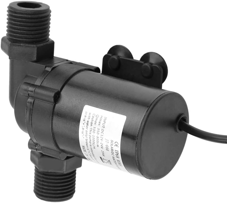 Wasserpumpe DC Brushless Submersible Mini DC Brushless Wasserpumpe für Solarwarmwasserbereiter 24V 4
