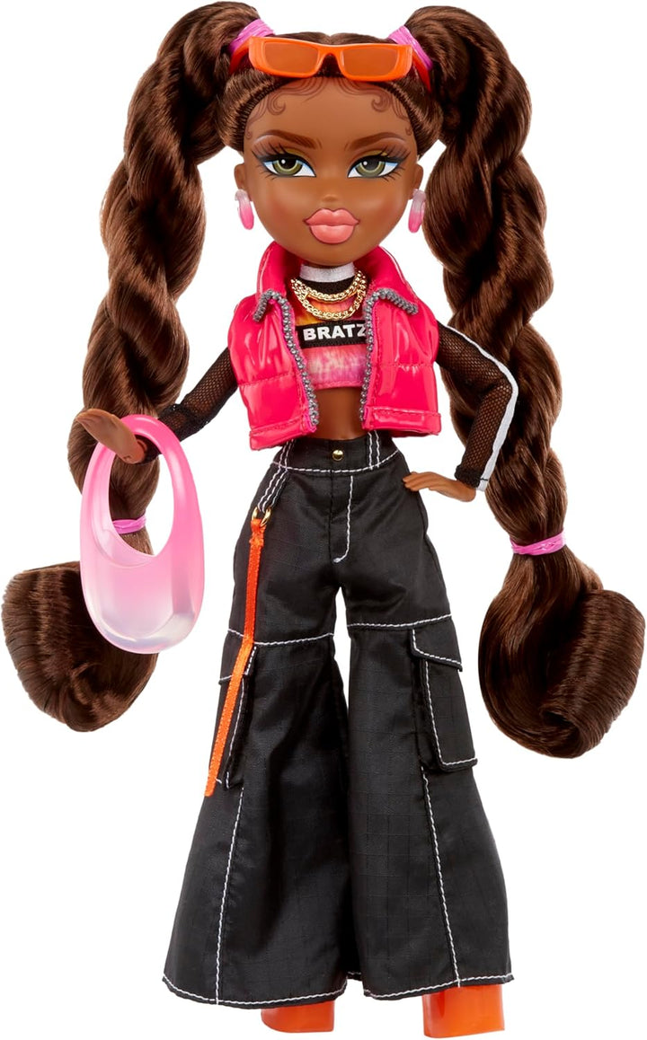 Bratz Alwayz Bratz Modepuppe - Sasha - mit 10 Accessoires und Poster - Kinderspielzeug - Geeignet ab