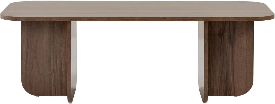 Eleganter Couchtisch in Walnuss, 120 x 60 x 41 cm | 100% melaminbeschichtete Spanplatte, 18 mm dick