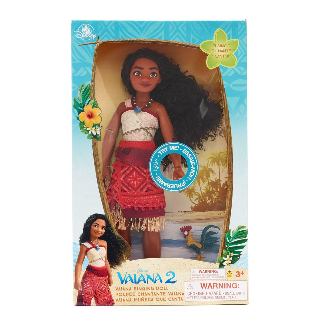 Disney Store Official - Vaiana 2 - Vaiana - Singende Puppe - Figur singt We're Back in englischer Sp