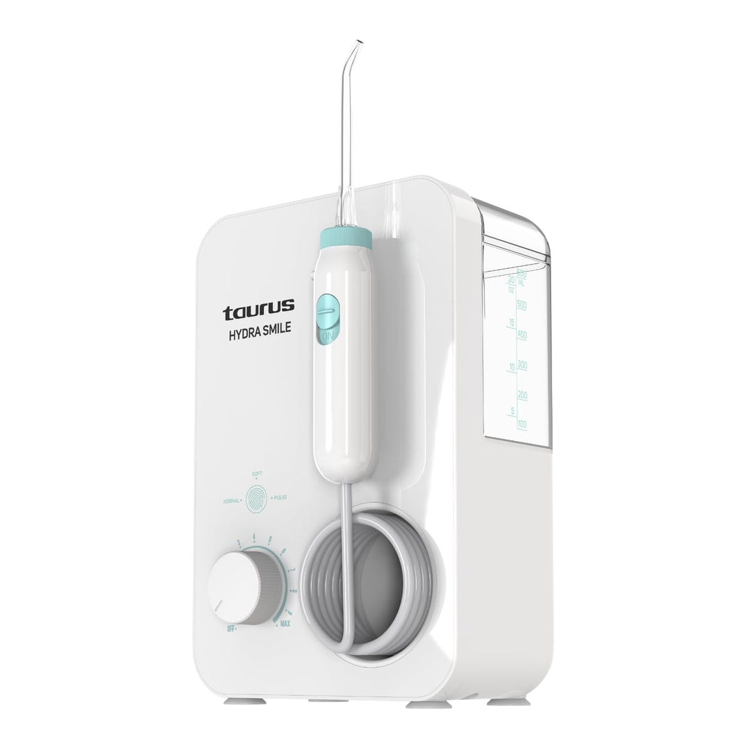 Taurus – Munddusche Hydra Smile 20W | 600ml Wassertank | 1200–1700 Impulse/Min | Touch-Bedienung | 3