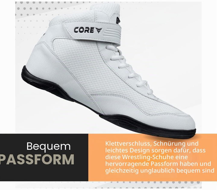 CORE Ringerschuhe für Herren, Damen und Kinder – rutschfeste Kampfsportschuhe – Robuste Trainingssch