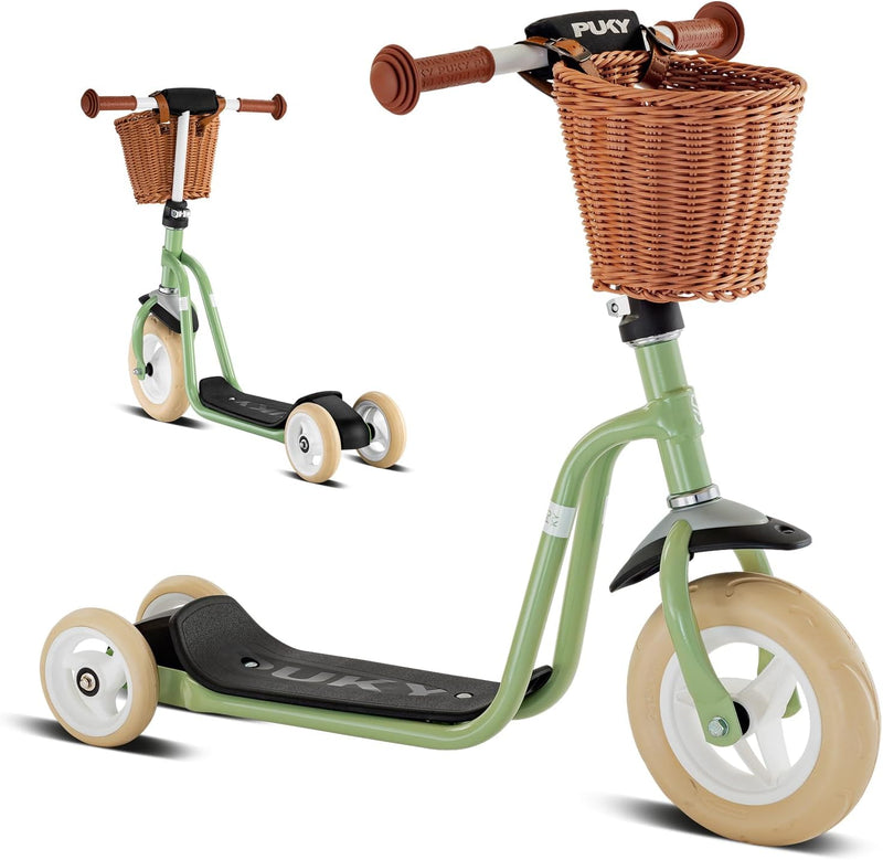PUKY R 1 Classic Scooter | Sicherer Roller für Kinder ab 2 Jahren | Rutschfestes Trittbrett | Höhenv
