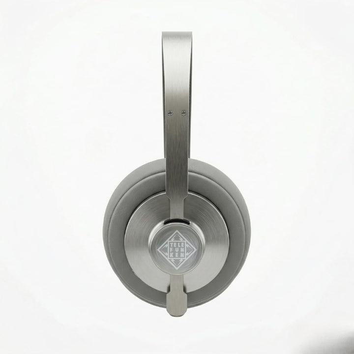 TELEFUNKEN ARCO Classic Edelstahl-Bluetooth-Kopfhörer – Ikonische Ganzmetall-Silhouette mit Luxus-Ha