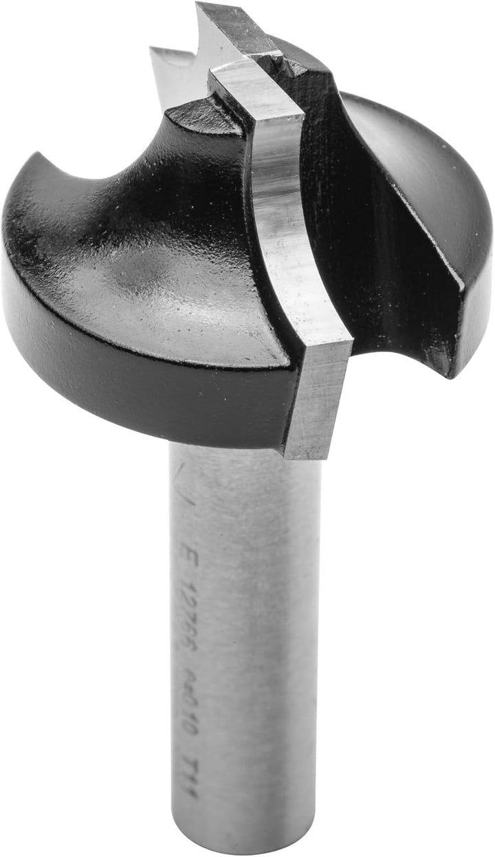 ENT 12766 Viertelstabfräser HW, Schaft (S) 8 mm, Durchmesser (D) 27 mm, NL 15 mm, R 8 mm, SL 32 mm R