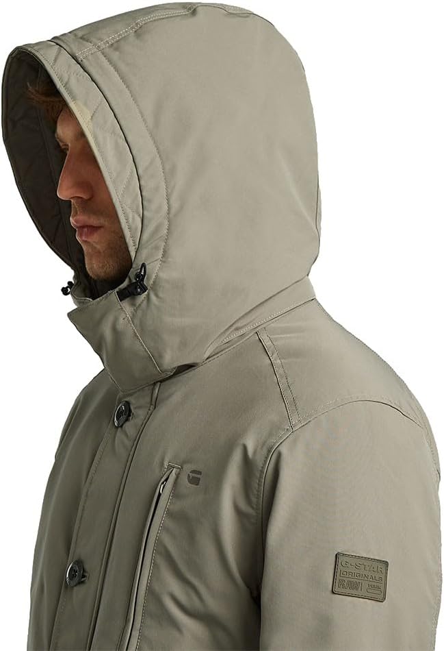 G-STAR Herren Vodan Padded Hooded Jacket XS Beige (elephant skin D26403-D908-G106)