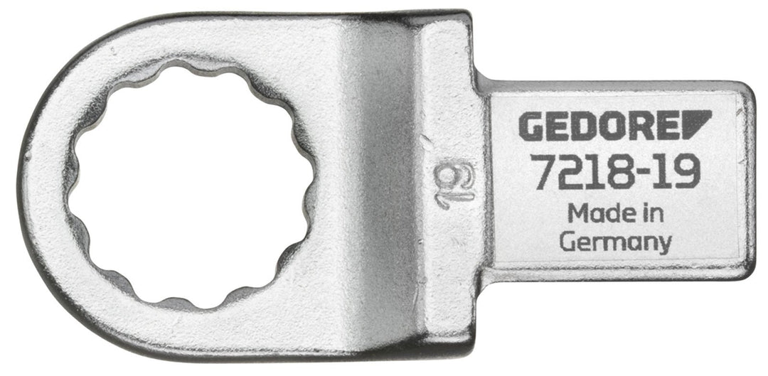 Ringeinsteckwerkzeug 7218-19 SW 19mm 14x18mm CV-Stahl GEDORE 14 x 18 x 19 mm, 14 x 18 x 19 mm