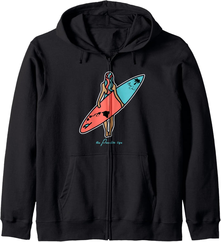 Aloha Surfer Girl Kapuzenjacke