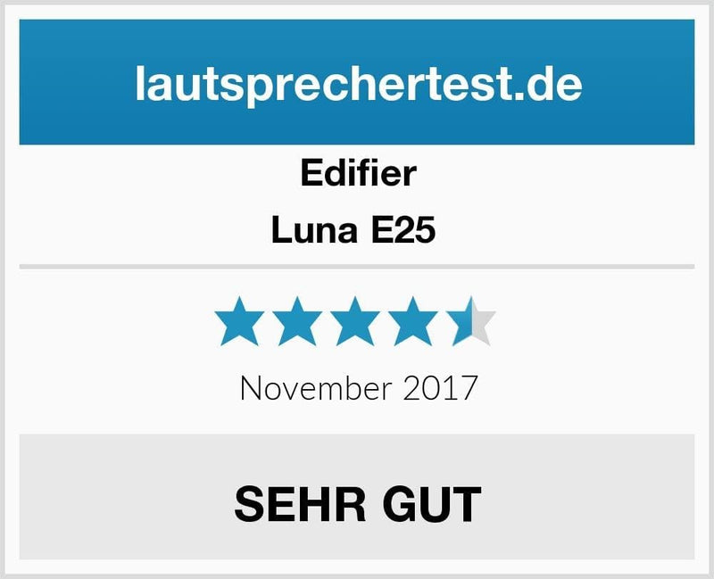 EDIFIER Luna E25 Design-Lautsprecherset mit Bluetooth (74 Watt), rot rot glänzend, rot glänzend