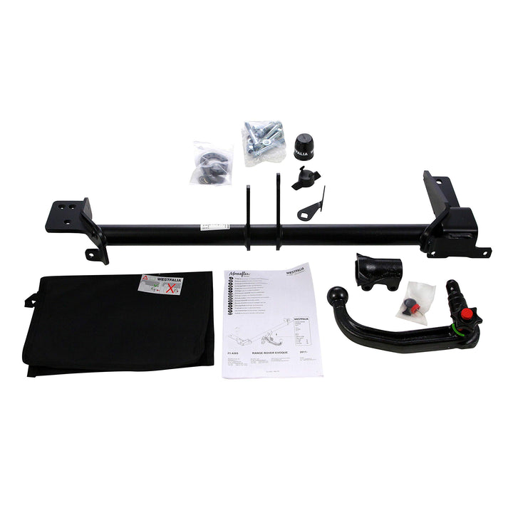 Westfalia Abnehmbare Anhängerkupplung für Range Rover Evoque (inkl Cabrio) (L538) (BJ 09/2011-12/201