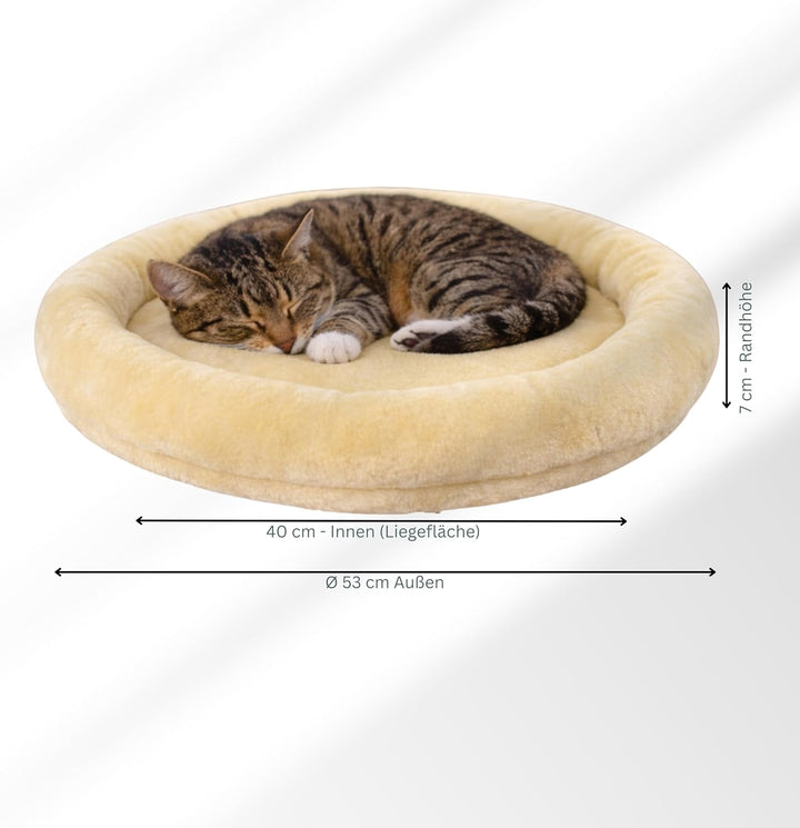 nanook - Liegeplatz, Liegemulde XL - Liegefläche Ø 53 cm - für grosse Katzen geeignet - für M8 M10 K