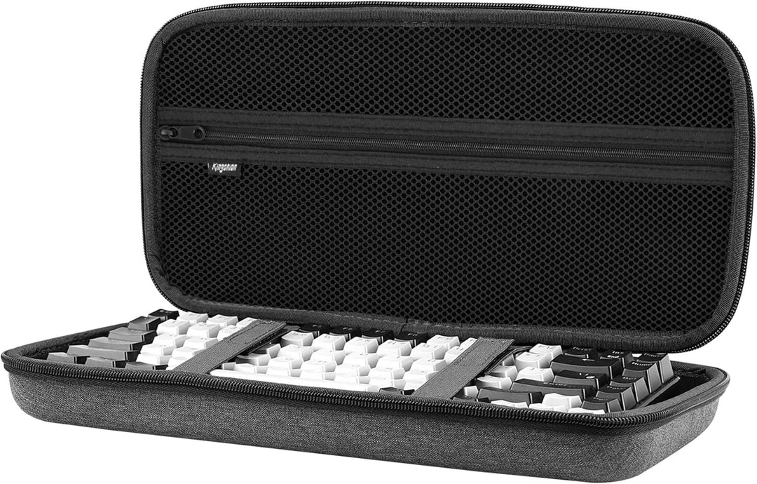 Hard 75% Keyboard Case, Hard Travel Storage Case for 84 Key Portable Keyboard, Compatible with Keych