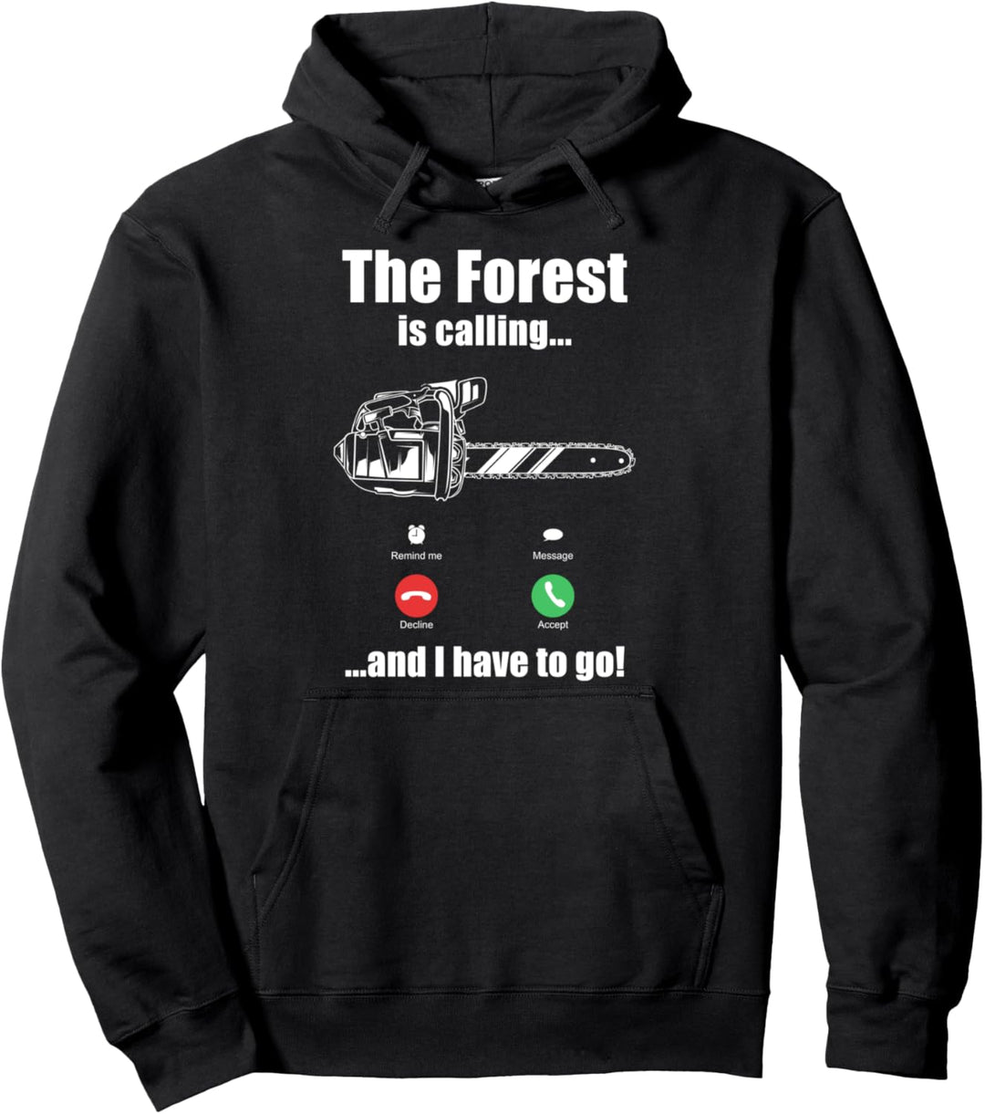 Holzfäller Förster Baum Fällen Holz Machen Kettensäge Pullover Hoodie