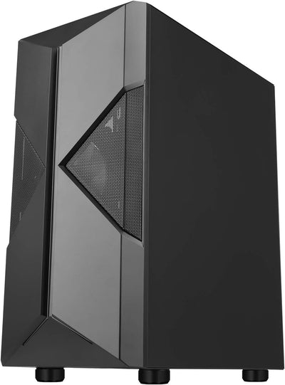 iTek XO Gaming-PC-Gehäuse Middle Tower ATX, 2 x 12 cm ARGB Lüfter im Lieferumfang enthalten, 2 x USB