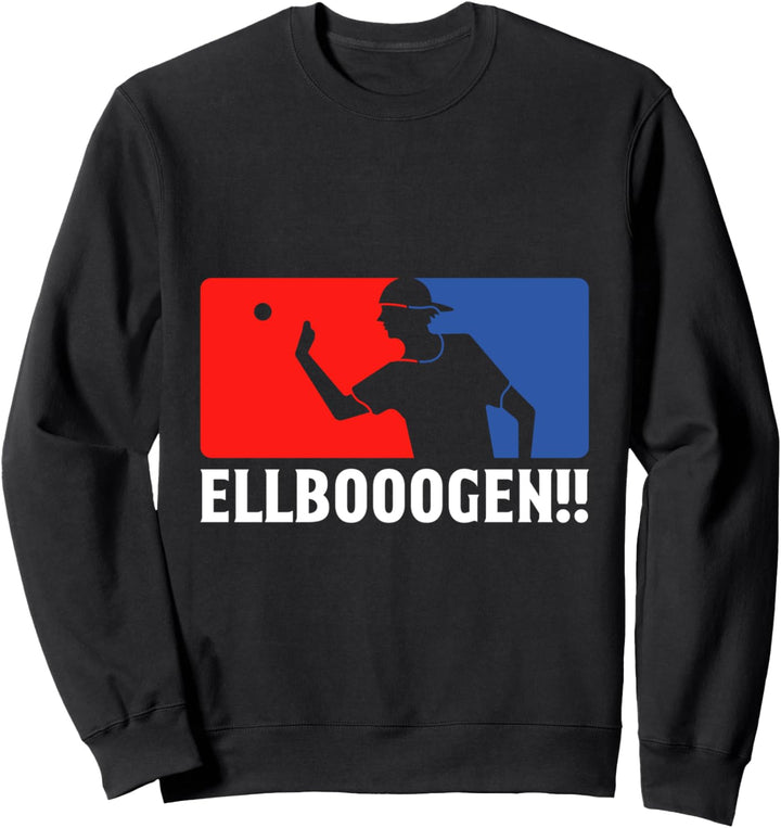 Bier Pong Ellbogen Trinkspiel Bierpong Team Sweatshirt