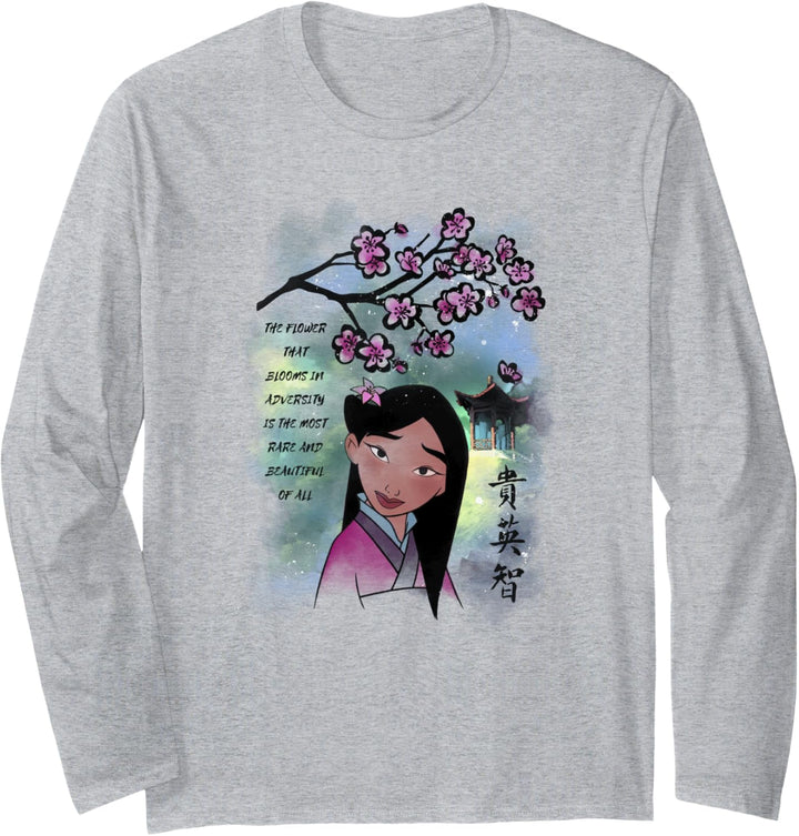 Disney Mulan Water Color Langarmshirt