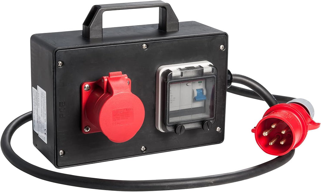 SIROX® Vollgummi-FI-Box "GÖRLITZ" CEE 16 A, 400 V~ 1, CEE 32 A, 400 V~ ohne