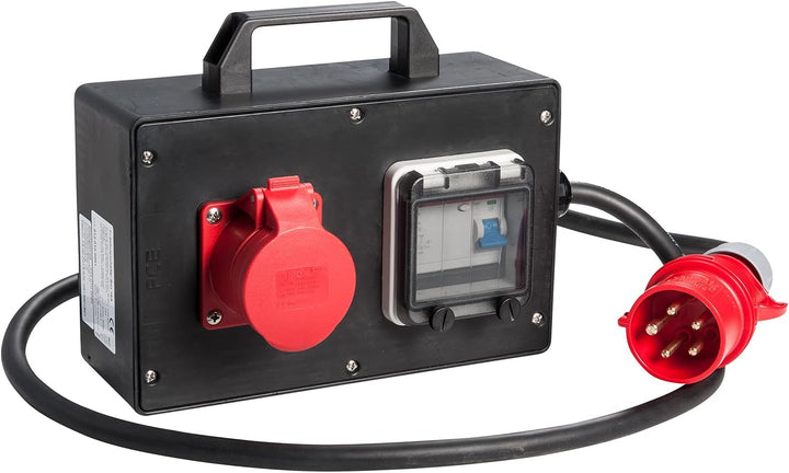 SIROX® Vollgummi-FI-Box "GÖRLITZ" CEE 16 A, 400 V~ 1, CEE 32 A, 400 V~ ohne