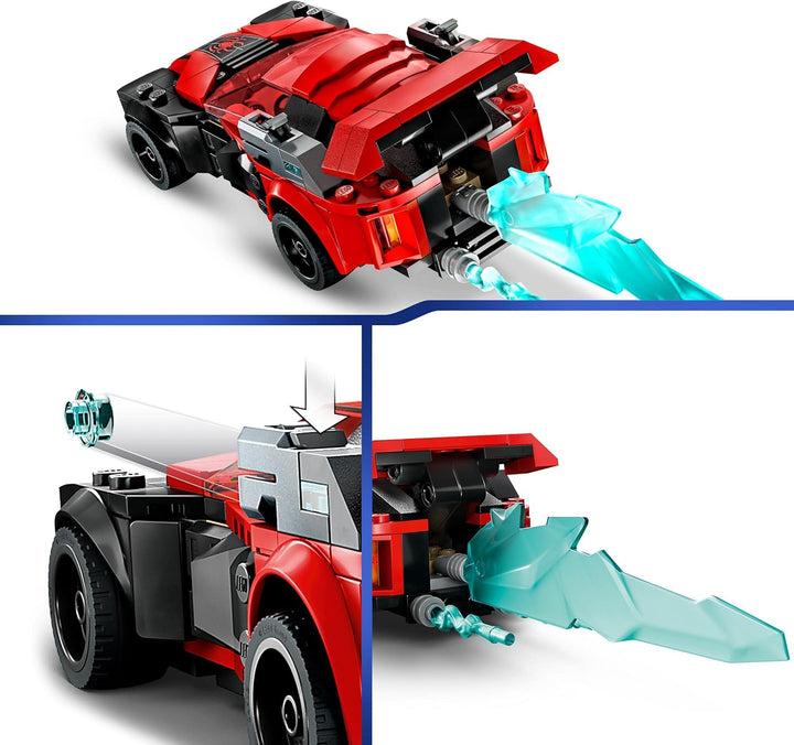 LEGO 76244 Marvel Miles Morales vs. Morbius Set, Spider-Man Rennwagen Spielzeugauto zum Bauen aus Ab
