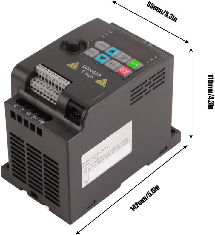 SKI780 Mini VFD 220 V Wechselrichter Frequenzumrichter Wechselrichter Einphasen-Wechselstrom f¨¹r 3