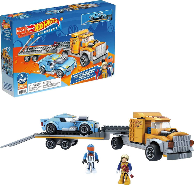 MEGA Construx GYG66 - Hot Wheels Twinduction Hauler Pack, Spielzeug ab 5 Jahren