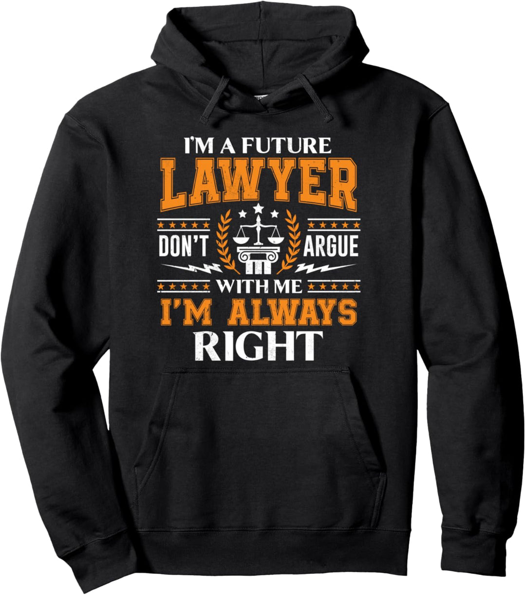 Funny Law School Student Future Lawyer Student Barrister Pullover Hoodie