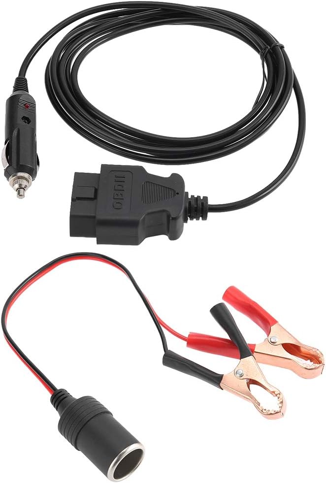 OBD2 Memory Saver-Anschluss, OBD II-Fahrzeug-ECU-Notfall-12-V-Stromversorgungskabel Memory Saver mit