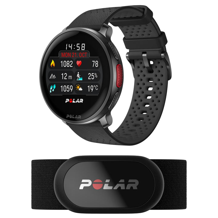 Polar Vantage V3 GPS-Sportuhr mit Herzfrequenzmessung – Erweiterte Akkulaufzeit, Offline-Karten, mit