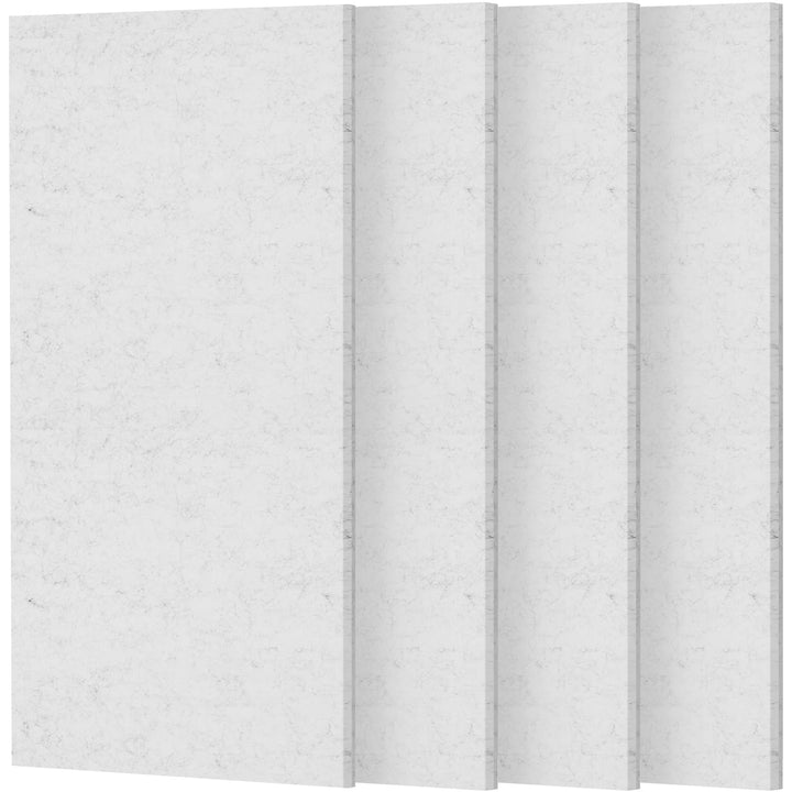 TONOR Gross Akustikpaneele Selbstklebend, 4 Pack 112x55 cm Schallschutzplatten Akustikplatten für Wa