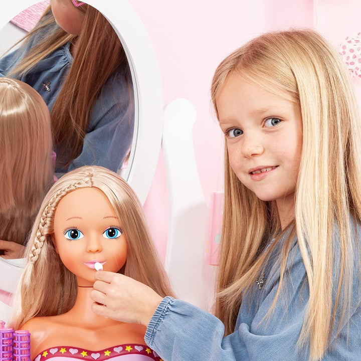 Bayer Design und Frisierkopf mit Zubehör, 90012AK, Blonde Haare