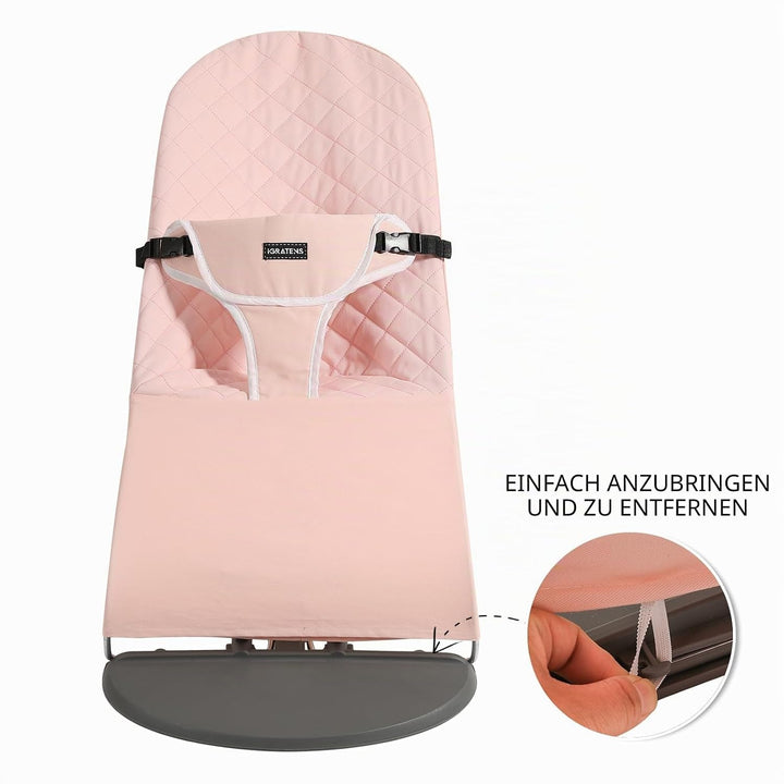 iGRATENS Stoffsitz für Babywippe – Baby Björn, Babywippenbezug, kompatibel mit Balance Soft & Bliss