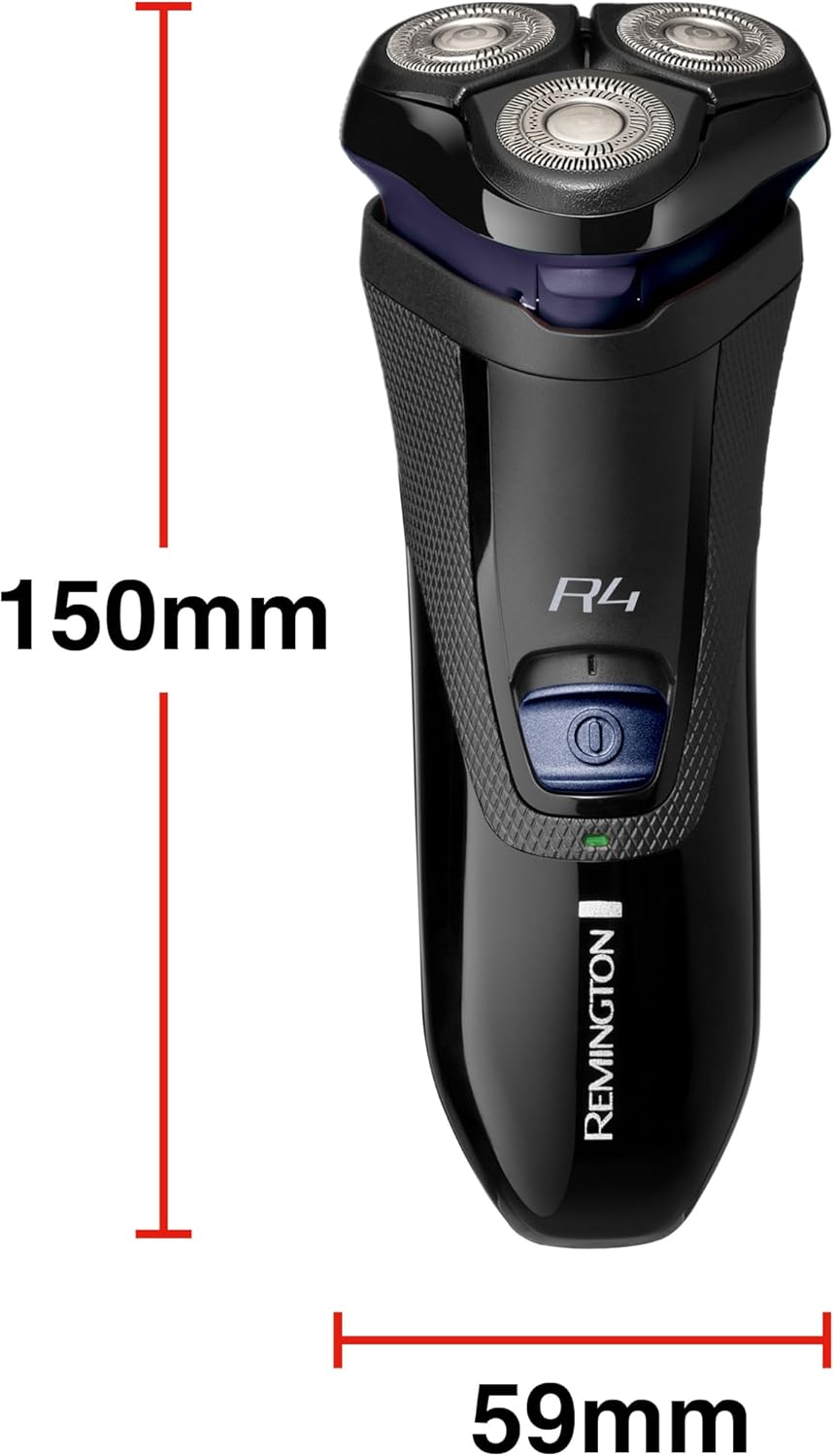 Remington Elektrischer Rasierer Herren [Trocken-Rasierapparat] R4 (Akkubetrieb, Comfort Detailtrimme