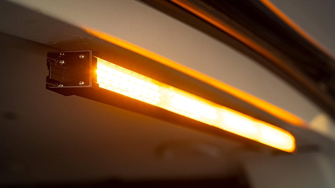 Raptors LED Technik Heckwarnsystem Backstorm 2023 ECE R65-91cm | Heckabsicherung | Zulassung ECE R65