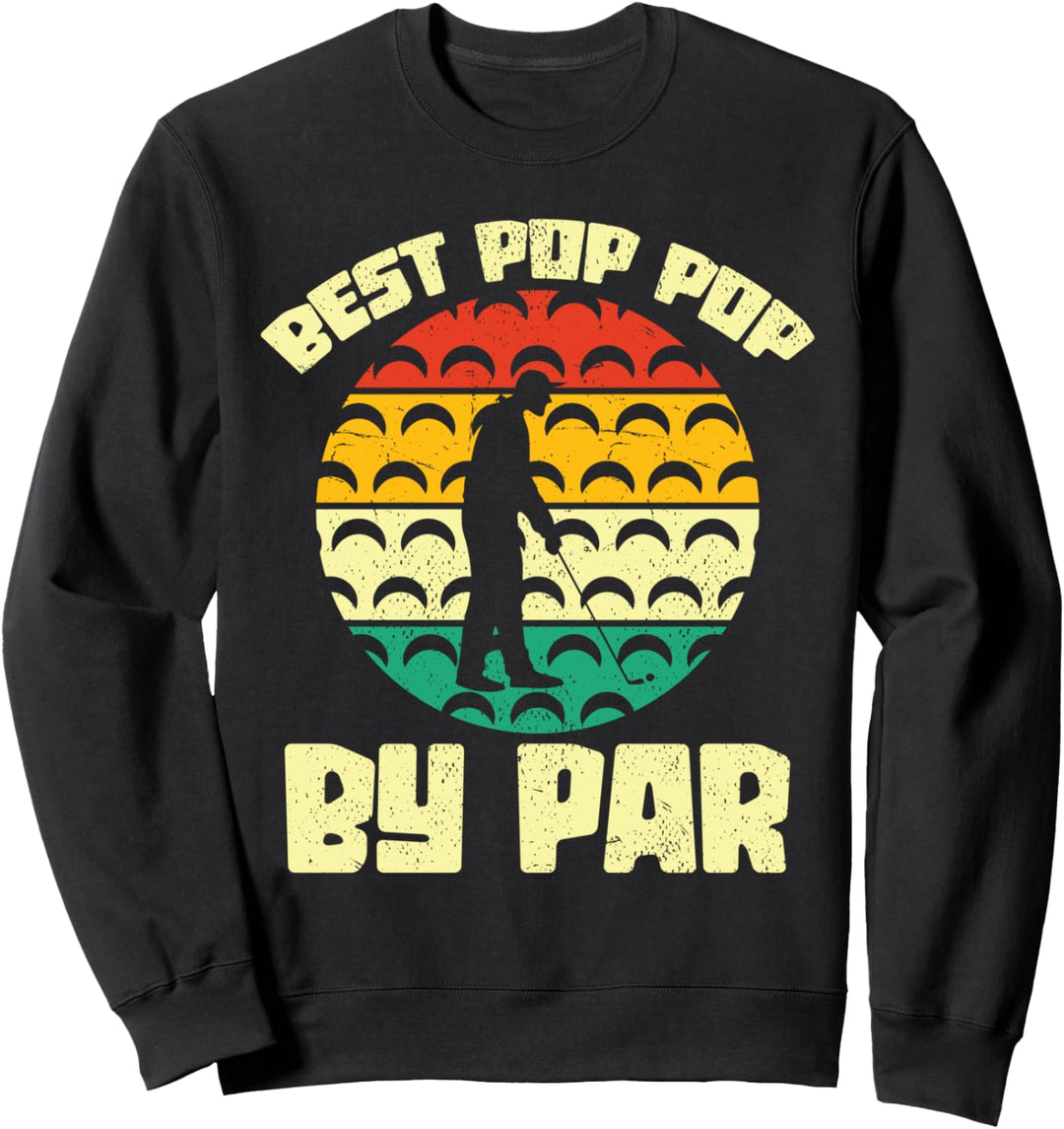 Bester Opa mit Abstand Golfspieler Rentner Ruhestand Golf Sweatshirt