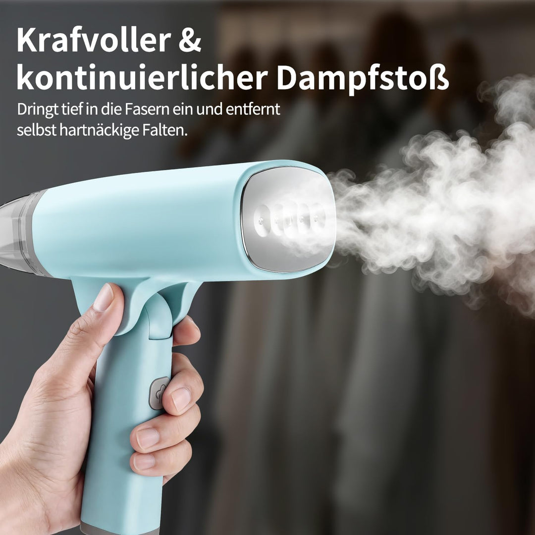 Steamer Dampfglätter, 1300W Dampfbügeleisen Reisebügeleisen Steam iron, 5s Blitzschnelles Aufheizen,
