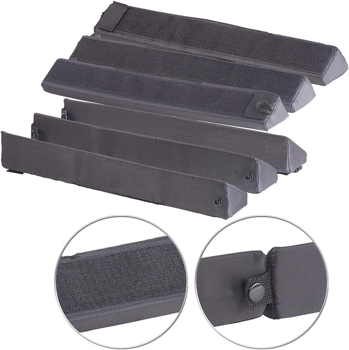 PEARL Kofferraum Halterung: 2er Pack Kofferraum-Gepäckfixierung aus Schaumstoff/Nylon,3-teilig (Befe