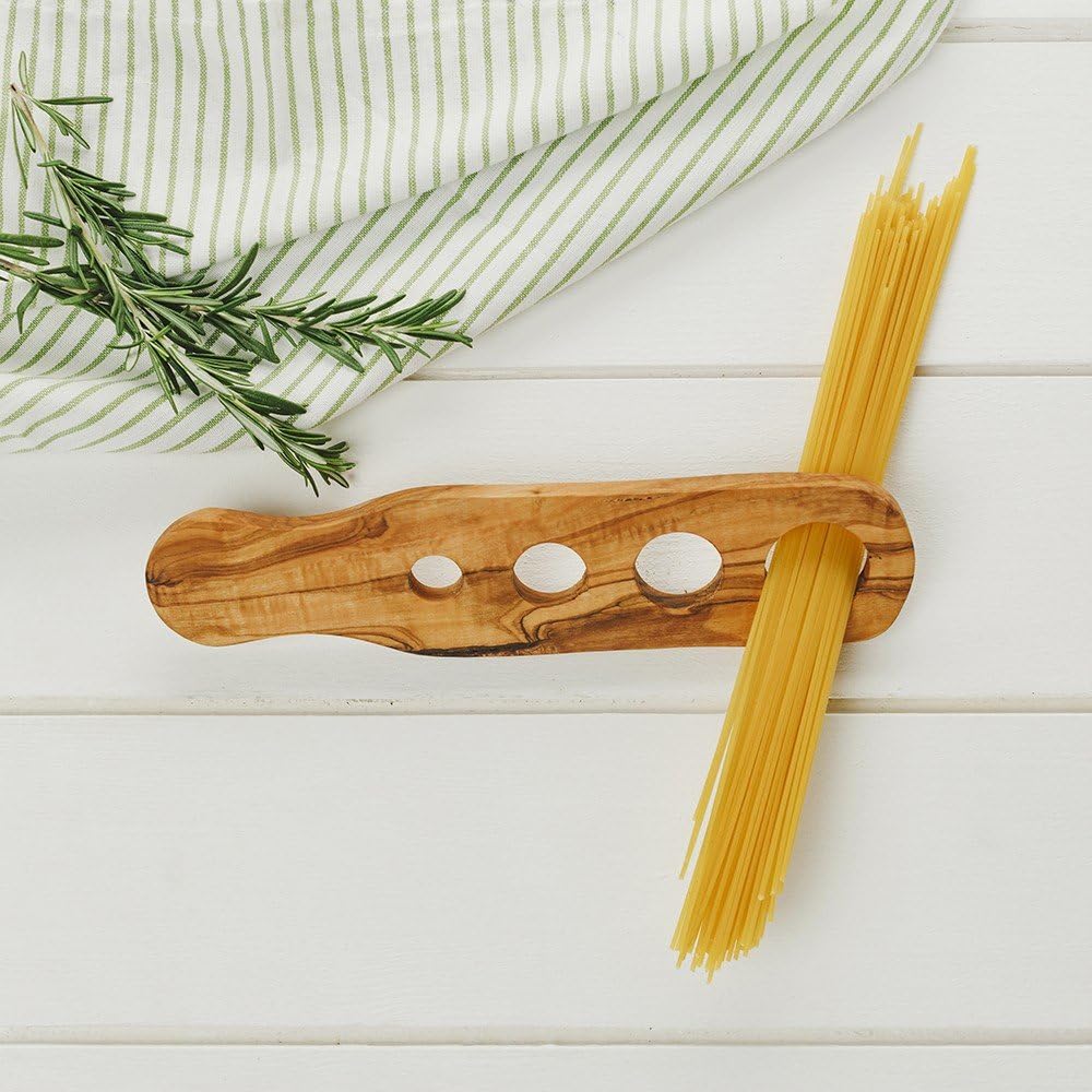 Naturally Med Spaghetti-Messgerät aus Olivenholz, Spaghetti-Messwerkzeug, Spaghetti-Messgerät