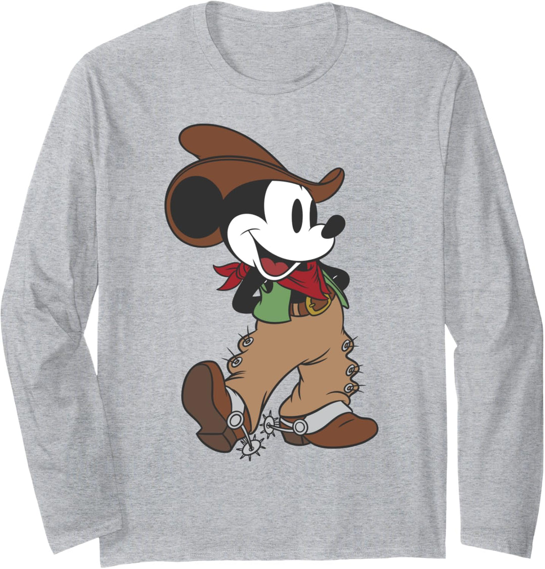 Disney Mickey & Friends Mickey Cowboy Langarmshirt