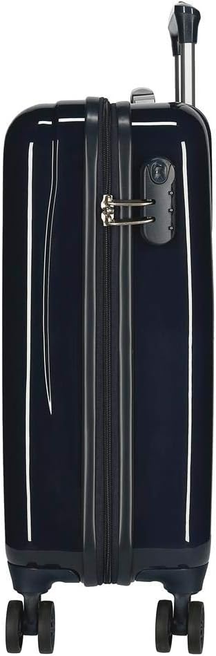 Disney Minnie Rainbow Kabinentasche, Blau, 37 x 55 x 20 cm, starrer ABS-Kombinationsverschluss seitl