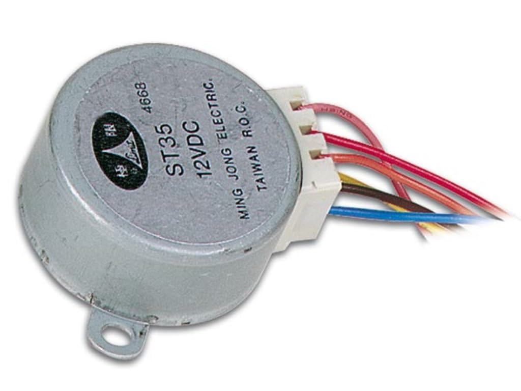 Velleman SCHRITTMOTOR 12VDC 60mA (WINKEL 7.5° / 48 SCHRITTE)